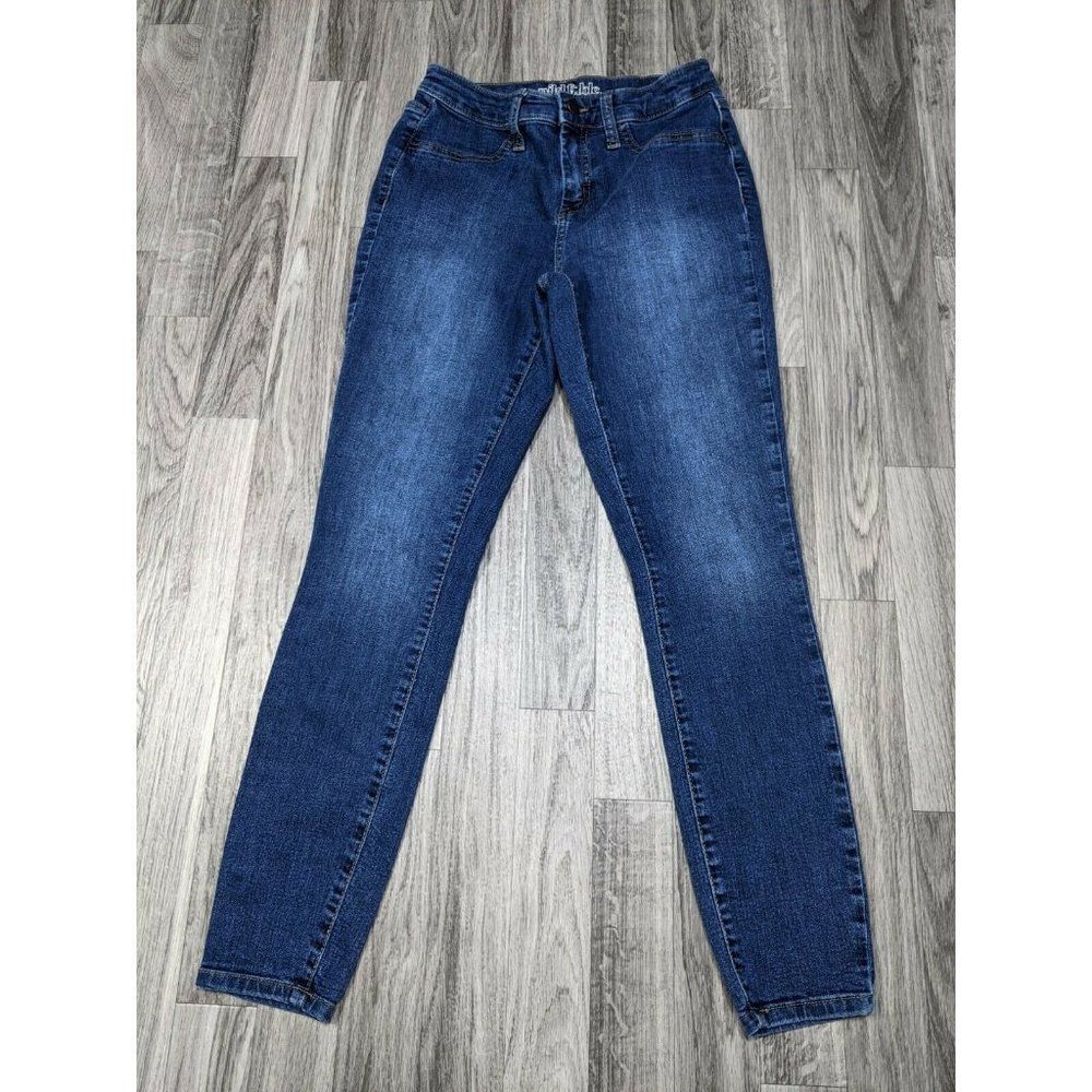Wild Fable Womens Blue Medium Wash High Rise Denim Skinny Jeans Size 0/25 R